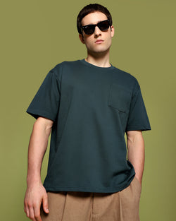 GREEN OVERSIZED HEAVYWEIGHT T-SHIRT