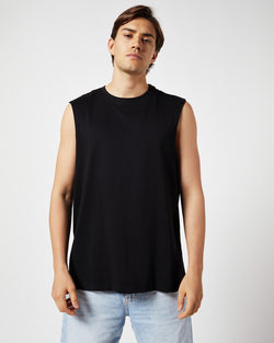 NOIR BLACK OVERSIZED VEST