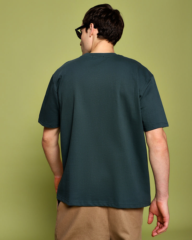 GREEN OVERSIZED HEAVYWEIGHT T-SHIRT