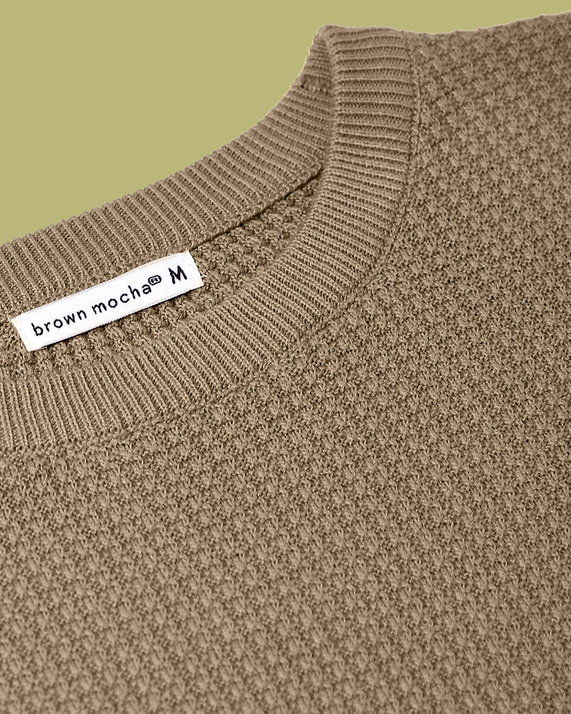 DUSTY TRAIL WAFFLE SWEATER