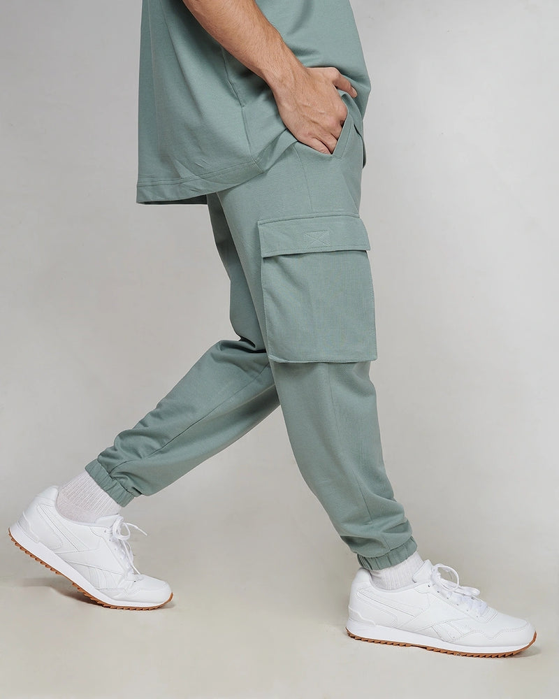 JADE GREEN CARGO JOGGERS