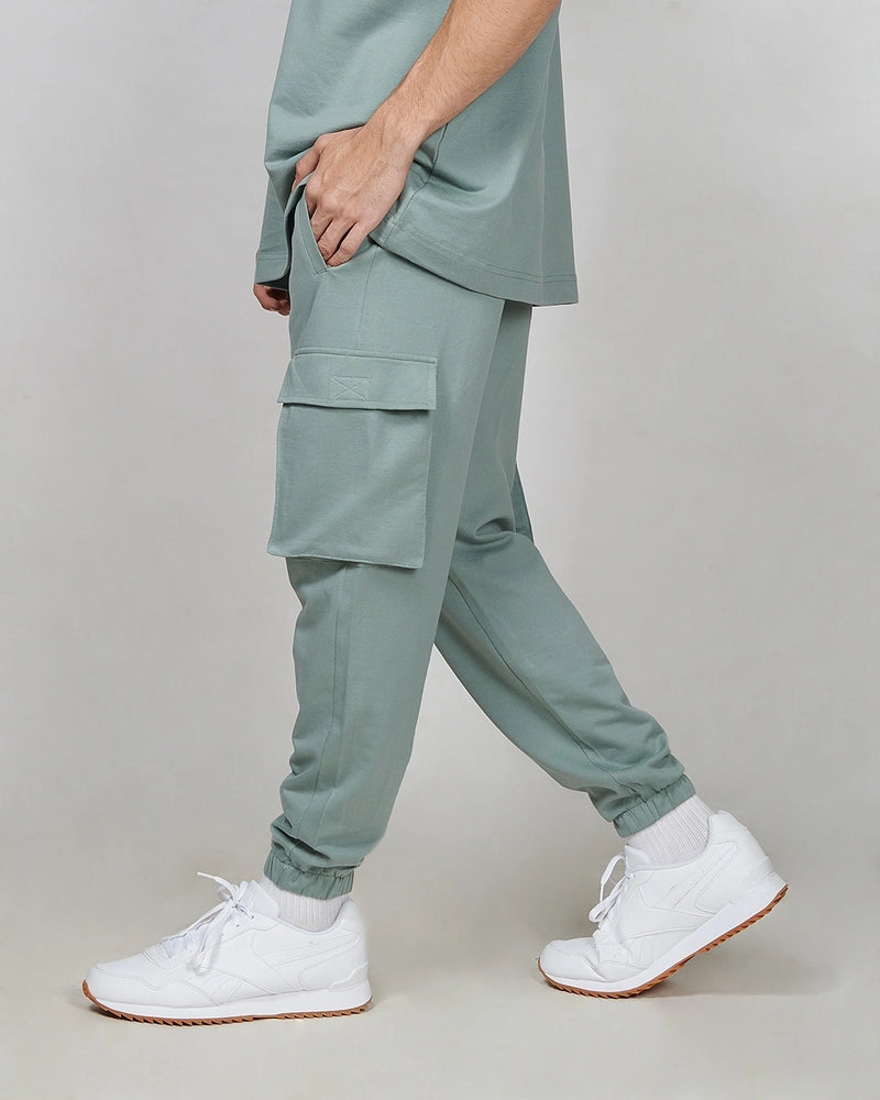 JADE GREEN CARGO JOGGERS