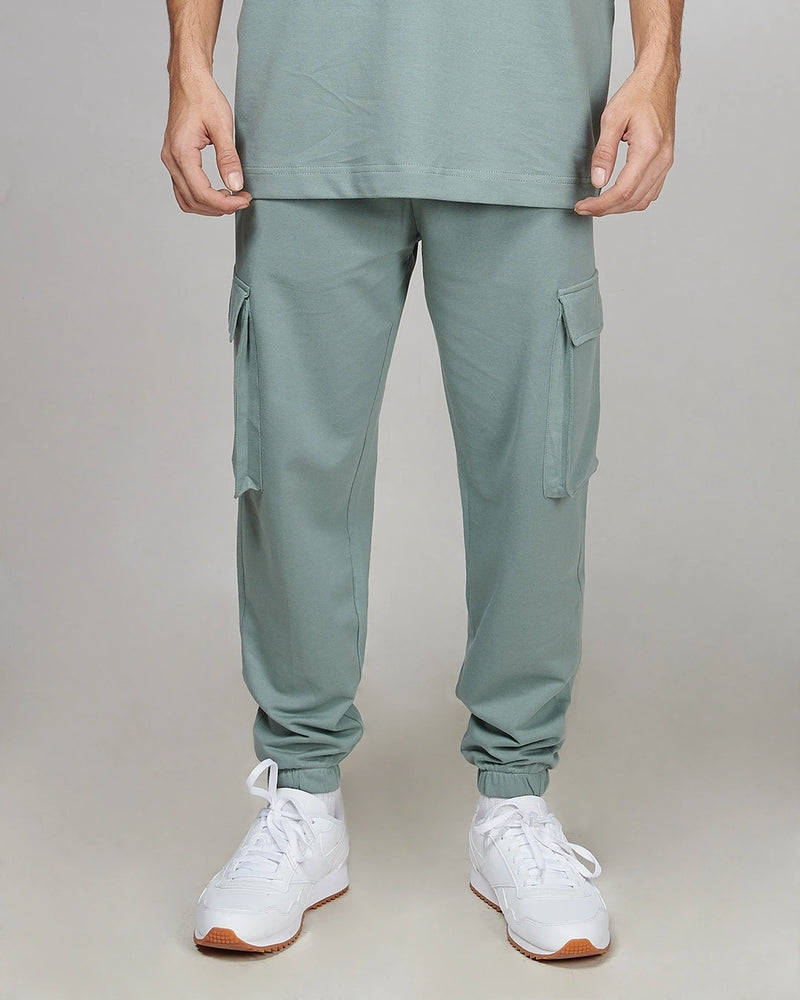 JADE GREEN CARGO JOGGERS