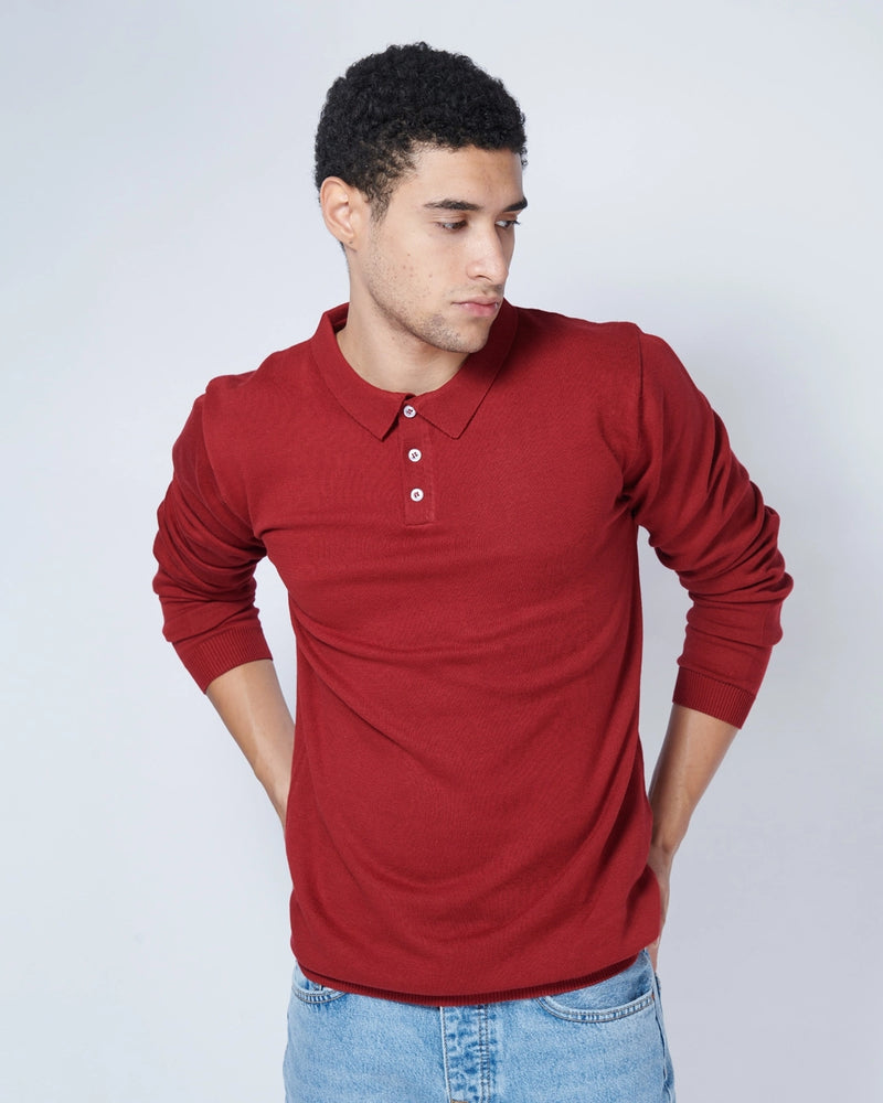 scarlett red polo t-shirt