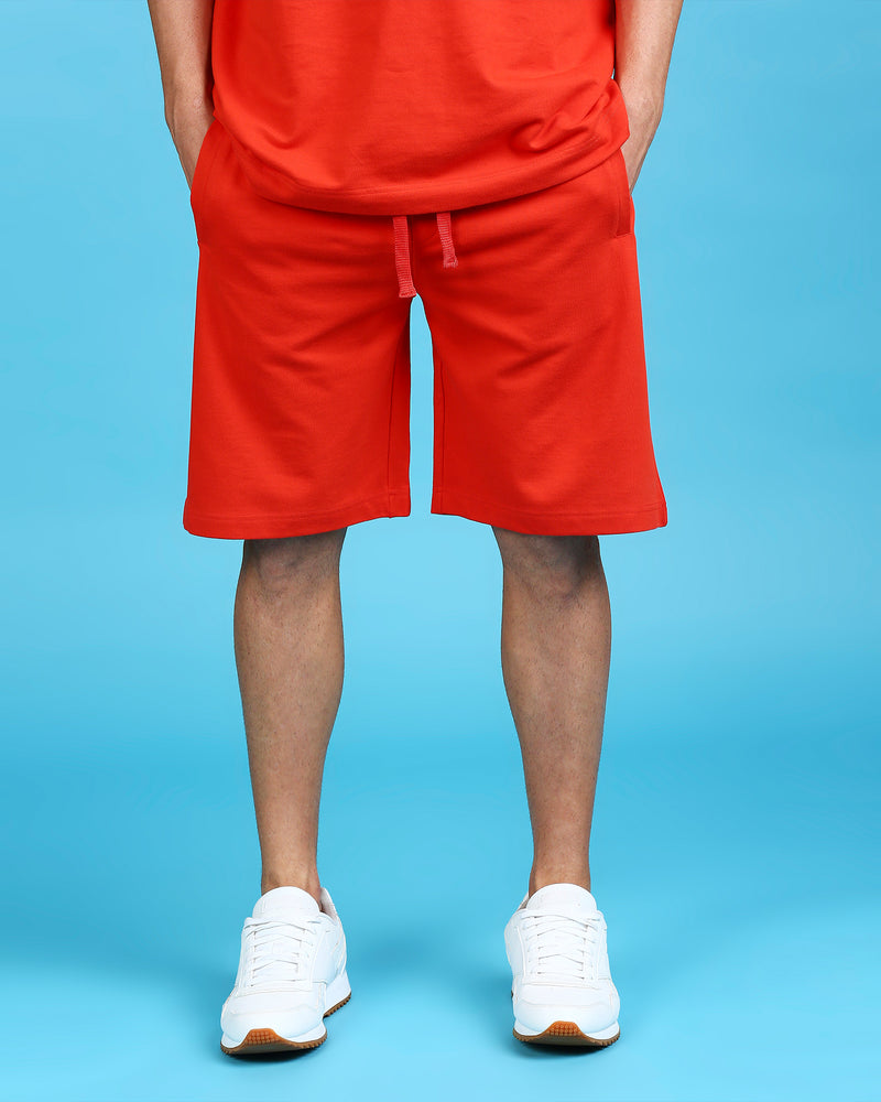 Stubborn Orange Jogger Shorts