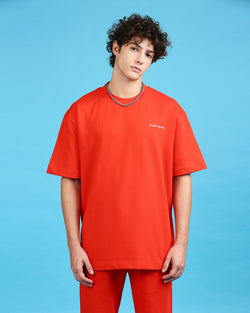 Stubborn Orange Oversized Heavyweight T-shirt