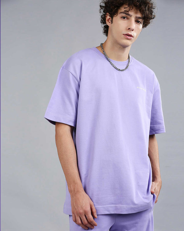 PURPLE OVERSIZED HEAVYWEIGHT T-SHIRT