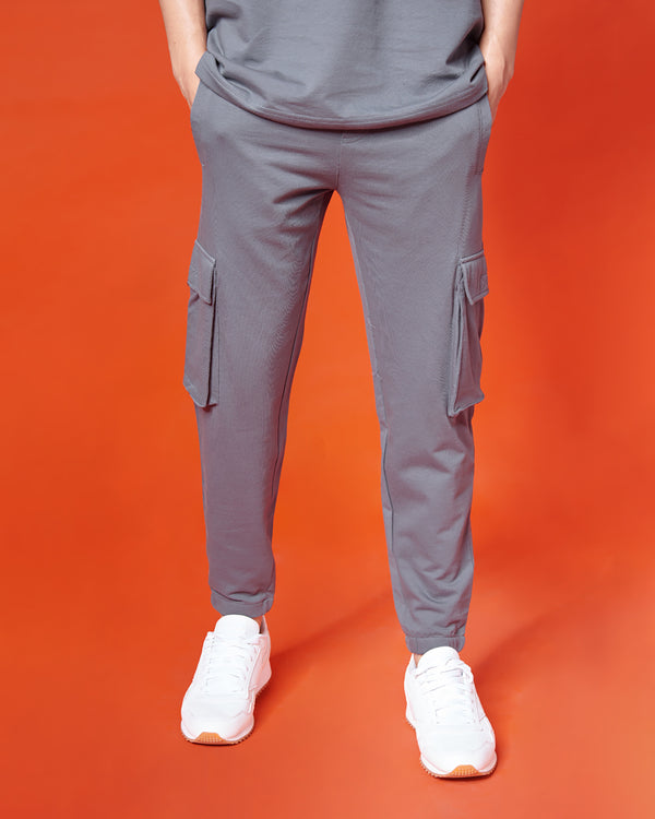 Mink Grey cargo Joggers