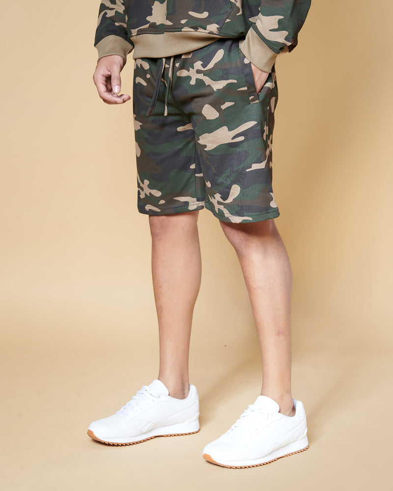 Sienna Camo Jogger Shorts