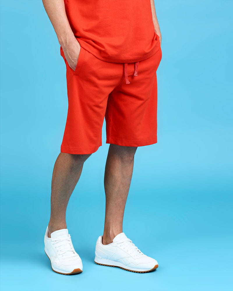 Stubborn Orange Jogger Shorts