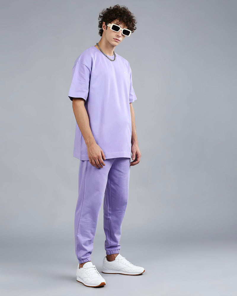 PURPLE OVERSIZED HEAVYWEIGHT T-SHIRT