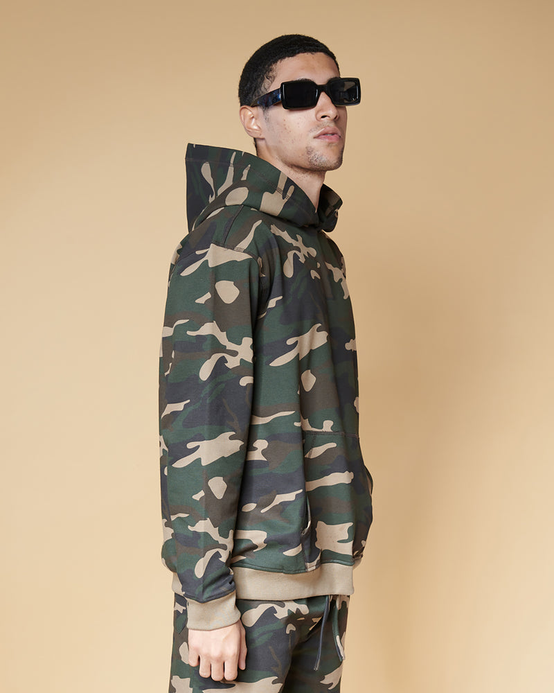 Sienna Camo Oversized Hoodie