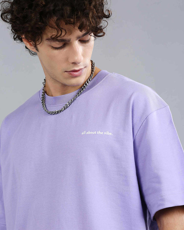 PURPLE OVERSIZED HEAVYWEIGHT T-SHIRT