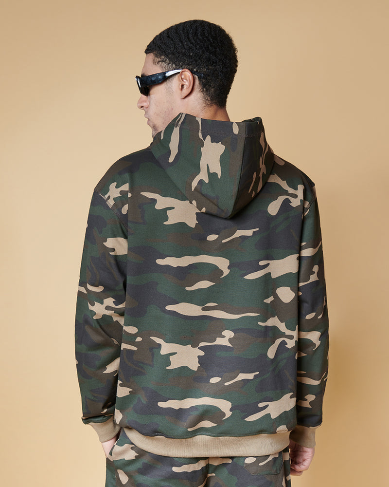 Sienna Camo Oversized Hoodie