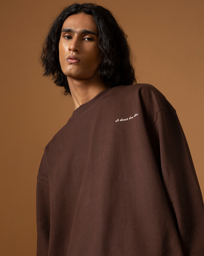 COCOA OVERSIZED LONG SLEEVE T-SHIRT