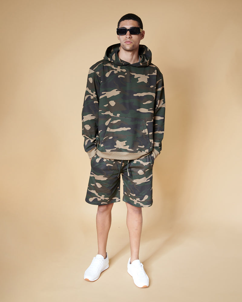 Sienna Camo Jogger Shorts