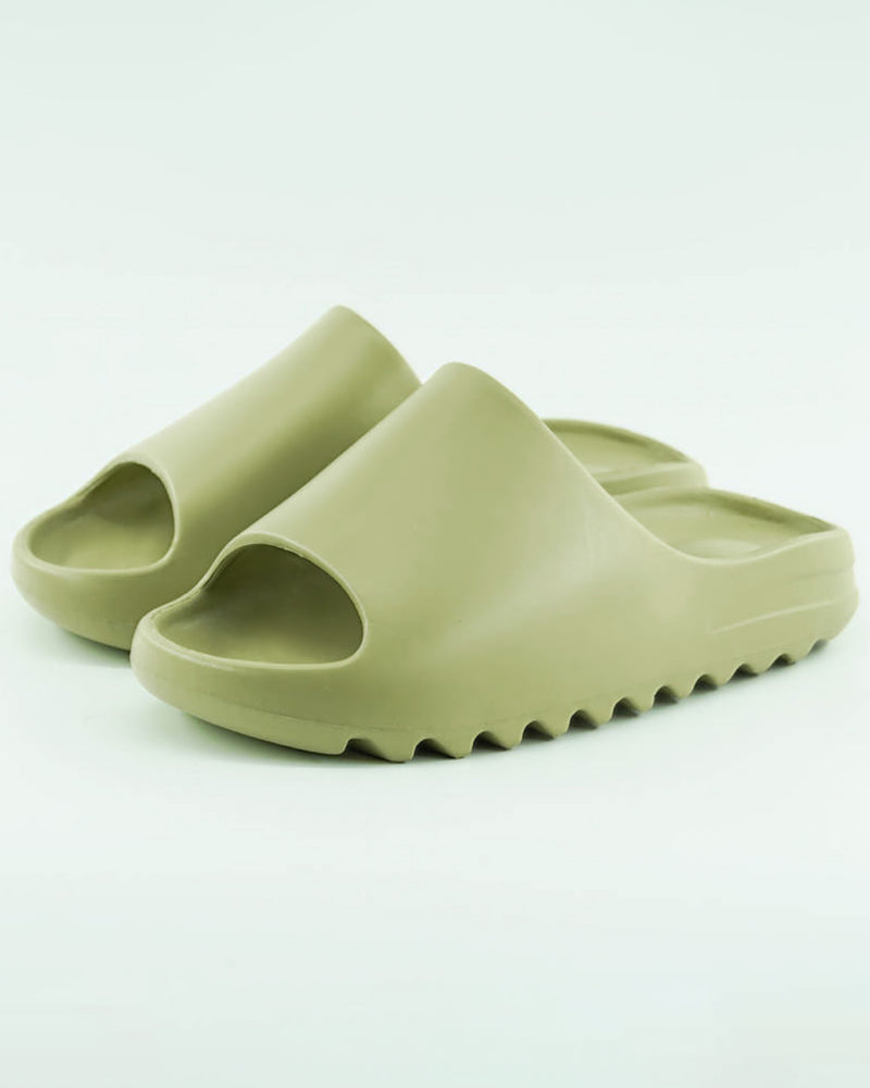 Sage Green Street Unisex Sliders