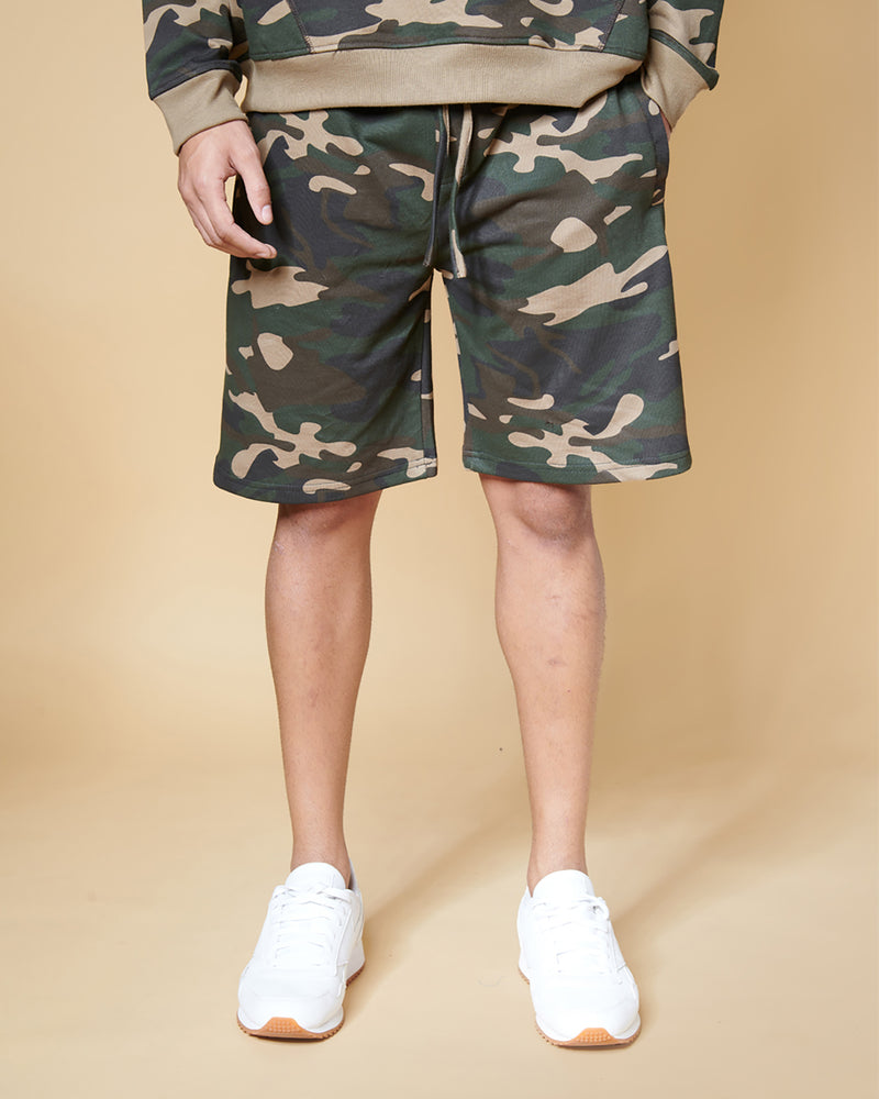 Sienna Camo Jogger Shorts